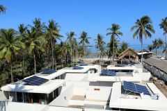 Electrification rurale d'un complexe hotelier à Lombok Indonésie