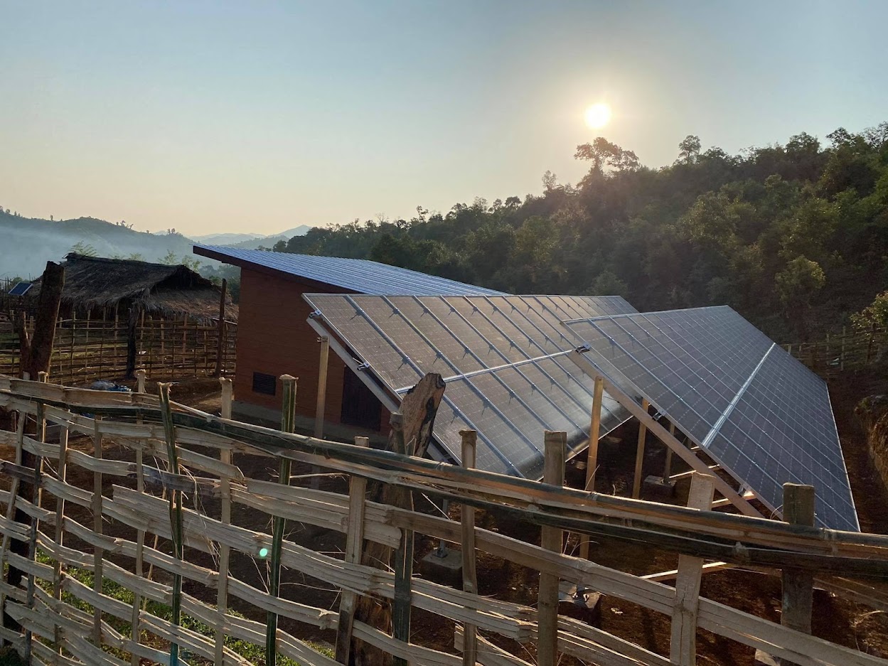 électrification rurale du Village de Sammueluang