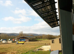 Brise soleil photovoltaïque