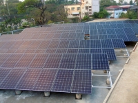 Électrification rurale 1 centrale solaire aux  Philippines.