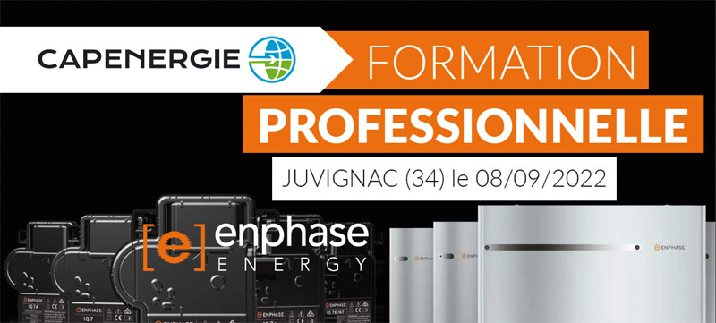 Formation Professionnelle Enphase 2022